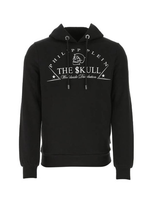 The Skull Hooded Sweatshirt Black Men MJB1995 PJO002N 0201 - PHILIPP PLEIN - BALAAN 1
