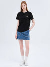 Fox Head Patch Regular Short Sleeve T-Shirt Black - MAISON KITSUNE - BALAAN 3