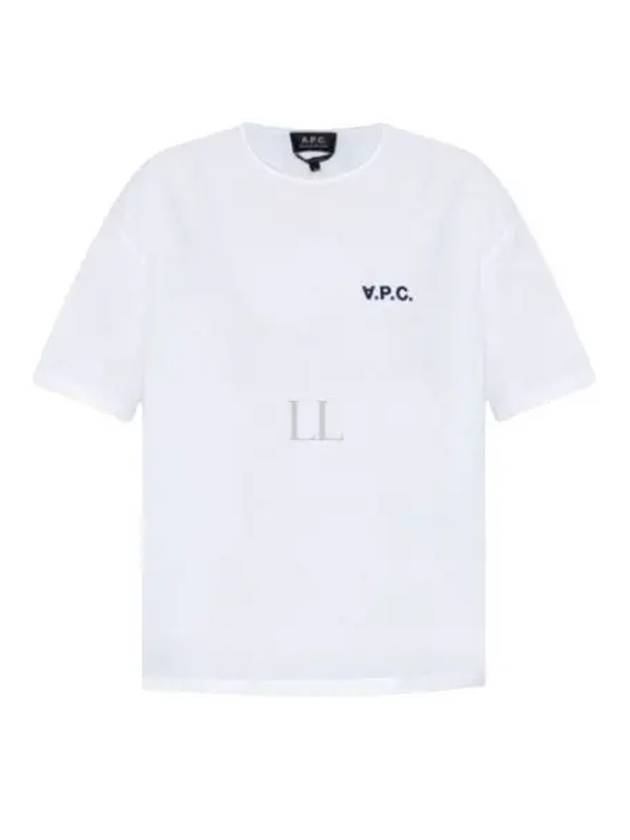 Karol Small Felt Logo Short Sleeve T-Shirt White - A.P.C. - BALAAN 2