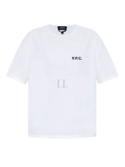 Karol Small Felt Logo Short Sleeve T-Shirt White - A.P.C. - BALAAN 2