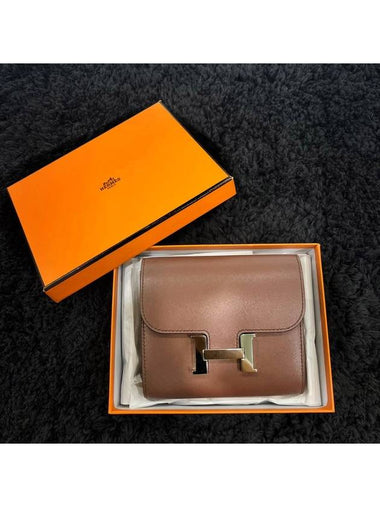 Constance silver ring wallet H061866CK - HERMES - BALAAN 1