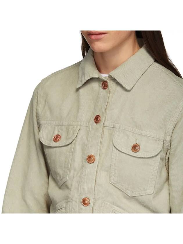 Softya Corduroy Jacket Beige - ISABEL MARANT - BALAAN 5