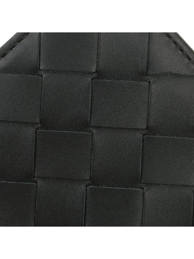 Intrecciato Leather Half Wallet Black - BOTTEGA VENETA - BALAAN 7