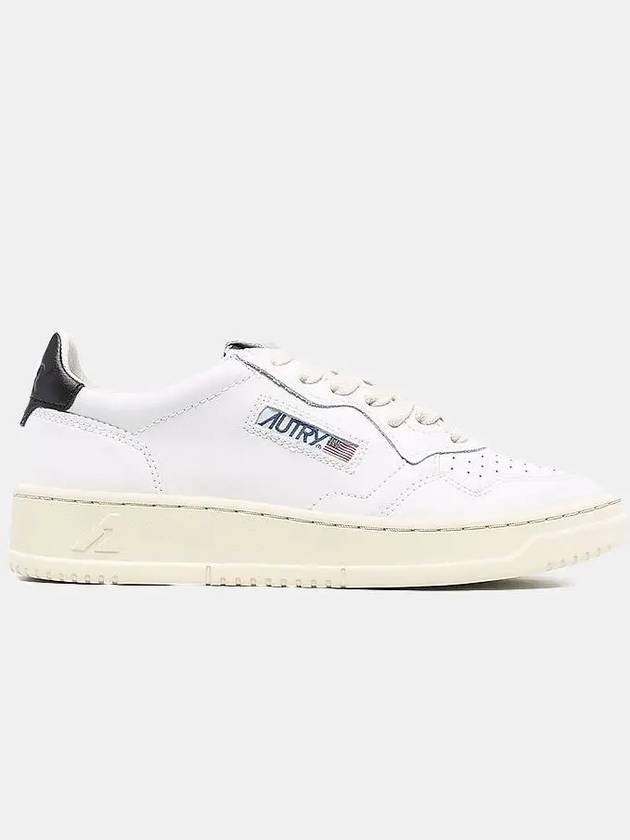 Medalist Goatskin Low Top Sneakers White - AUTRY - BALAAN 4