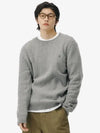 Cable knit wool cotton sweater gray - POLO RALPH LAUREN - BALAAN 2