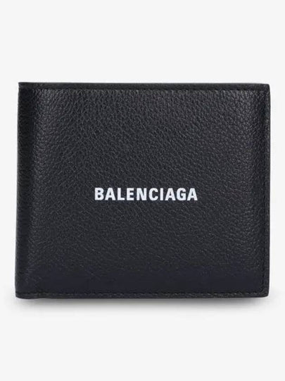 Cash Square Folded Wallet Black - BALENCIAGA - BALAAN 2