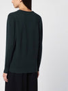 Women s Forest Green Wool Sweater PEVERAWO BPG - MAX MARA - BALAAN 4