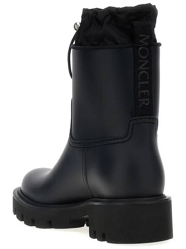 4G00080 M4522 999 KICKSTREAM BLACK RAIN BOOTS - MONCLER - BALAAN 3