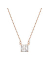 Stilla Attract Square Cut Crystal Pendant Necklace Rose Gold - SWAROVSKI - BALAAN 1