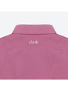 Drew Incision Modified Poly Long Sleeve T-Shirt DF41LT03MAGENTA - DRUH GOLF - BALAAN 5