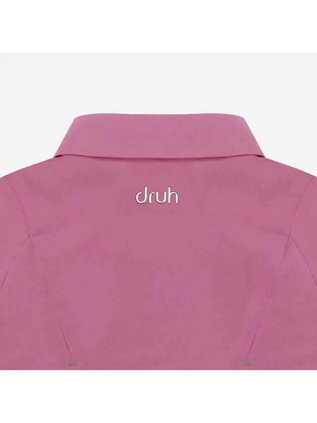 Drew Incision Modified Poly Long Sleeve T-Shirt DF41LT03MAGENTA - DRUH GOLF - BALAAN 5