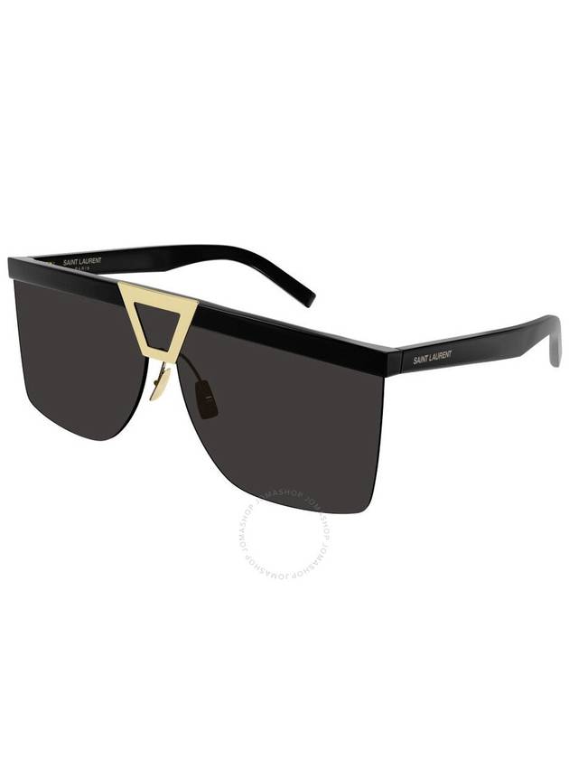 Saint Laurent Grey Shield Ladies Sunglasses SL 537 PALACE 001 99 - SAINT LAURENT - BALAAN 1