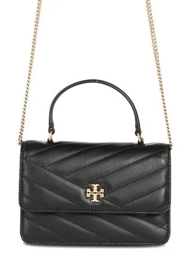 Kira Chevron Mini 152356 001 Top Handle Chain Cross Bag 1084244 - TORY BURCH - BALAAN 1