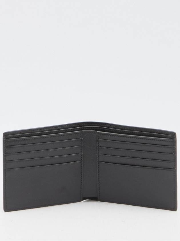 Logo Print Leather Half Wallet Black - BALENCIAGA - BALAAN 5