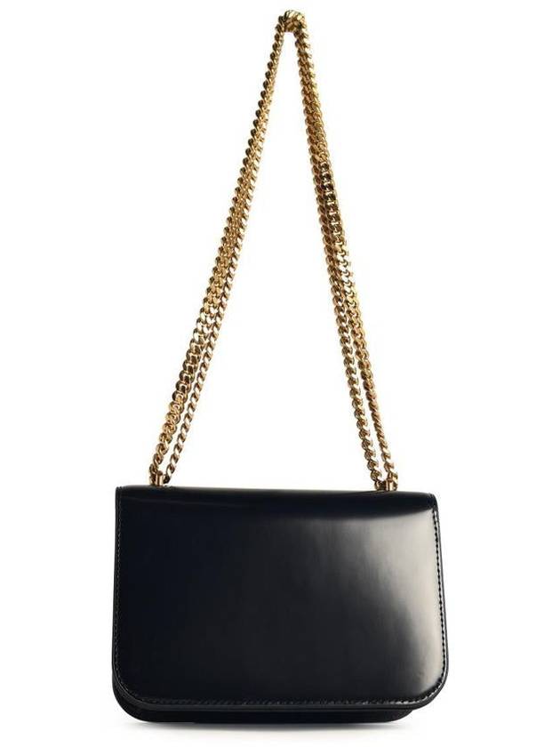 Tory Burch 'Eleanor' Black Leather Crossbody Bag - TORY BURCH - BALAAN 3