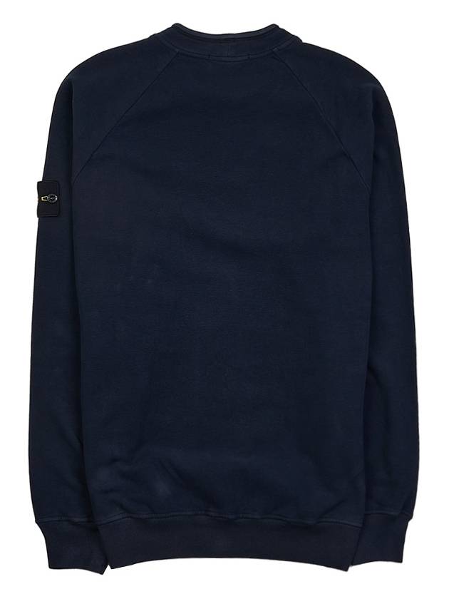 Stretch Cotton Fleece Mock Turtleneck Sweatshirt Navy - STONE ISLAND - BALAAN 3