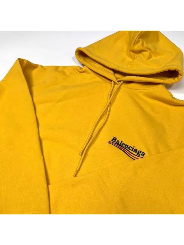 Political Campaign Medium Fit Hoodie Yellow - BALENCIAGA - BALAAN 7