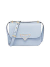 Saffiano Leather Shoulder Bag Light Blue Boutique - PRADA - BALAAN 1