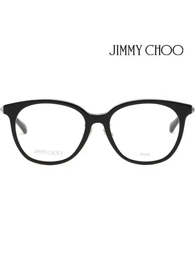 Glasses Frame JC306F 807 Asian Fit Black - JIMMY CHOO - BALAAN 3