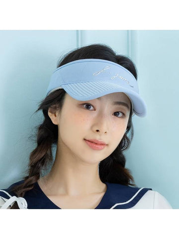 Golf Wear Waffle Suncap Blue - J JANE - BALAAN 1