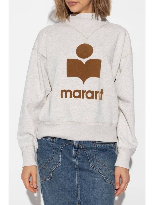 Marant Etoile Sweatshirt Moby, Women's, Cream - ISABEL MARANT ETOILE - BALAAN 3