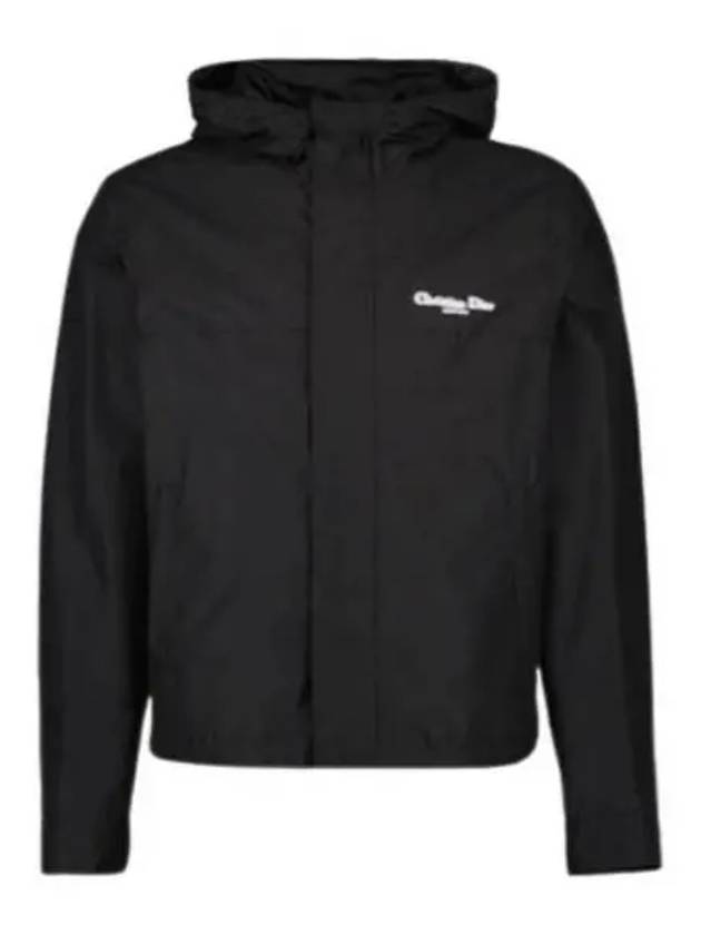 Couture Blended Cotton Windbreaker Black - DIOR - BALAAN 2