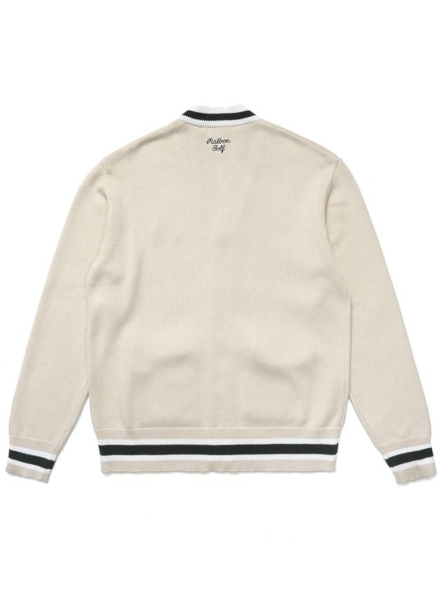 Wiz Collection Wizard Cardigan CREAM - MALBON GOLF - BALAAN 2