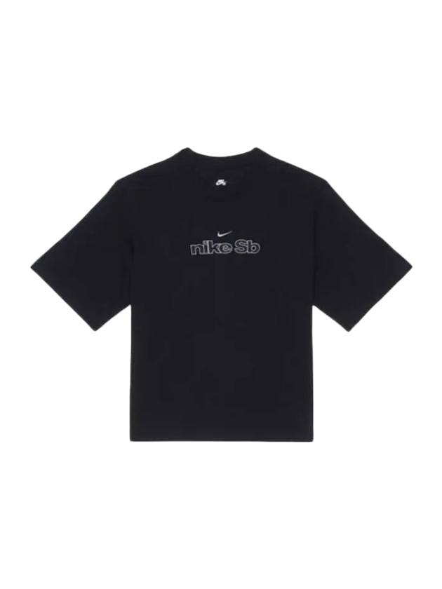 SB Skate Short Sleeve T-Shirt Black - NIKE - BALAAN 1