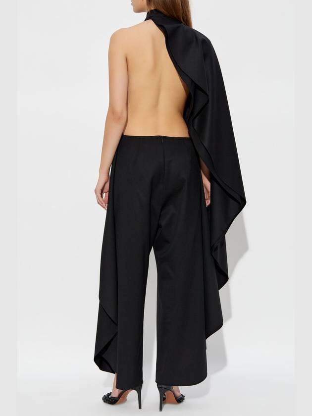 Alaïa Wool Jumpsuit, Women's, Black - ALAIA - BALAAN 4