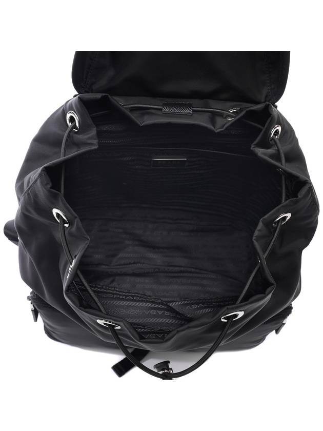 Nylon Triangle Logo Pocono Backpack Black - PRADA - BALAAN 7