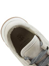 Women's Suede Low Top Sneakers Beige - BRUNELLO CUCINELLI - BALAAN.