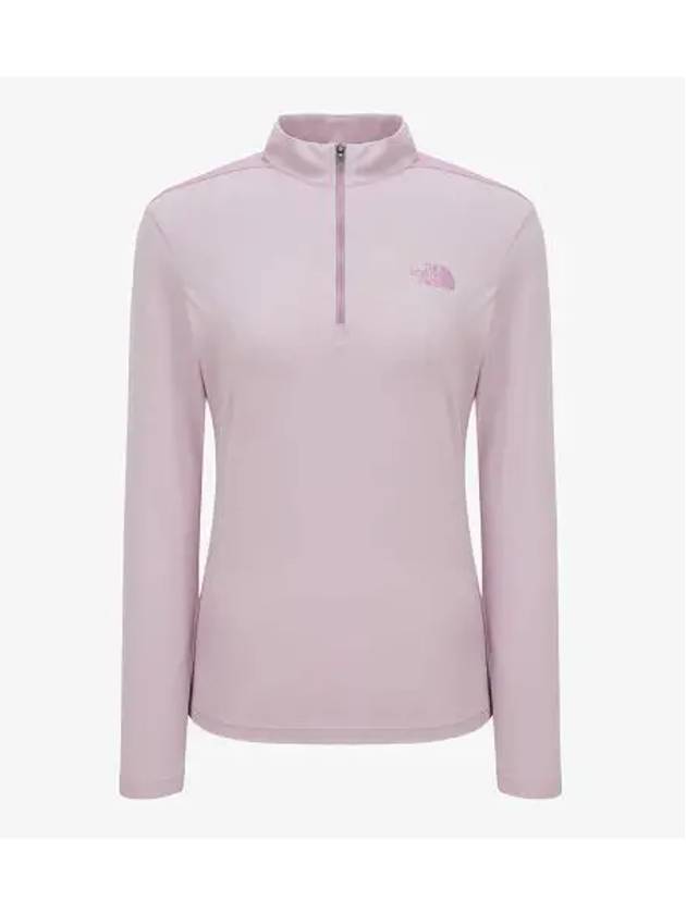 The North Face NT7LQ30B Women s Ice Day Long Sleeve Zip Tee - THE NORTH FACE - BALAAN 1