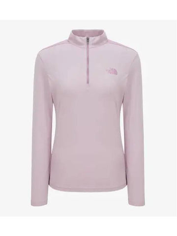 The North Face NT7LQ30B Women s Ice Day Long Sleeve Zip Tee - THE NORTH FACE - BALAAN 1