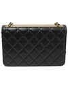 A80982 Black Lambskin Gold Trendy CC WOC Long Wallet Chain Cross Bag 31st - CHANEL - BALAAN 4