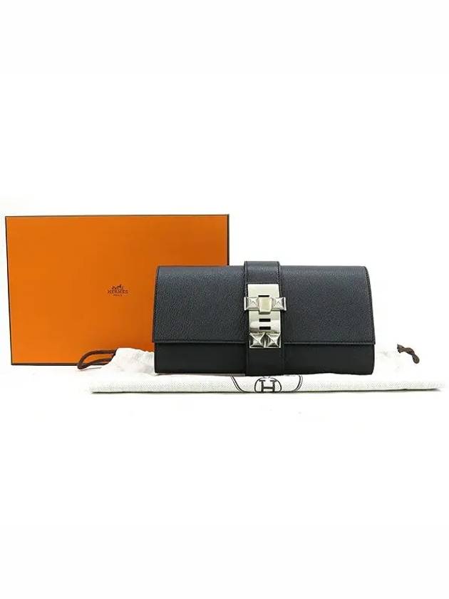 black clutch bag - HERMES - BALAAN 1