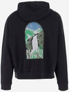 Waterfall Oversized Hoodie Black - MAISON KITSUNE - BALAAN 3