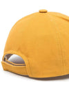 Tyron Embroidered Logo Ball Cap Yellow - ISABEL MARANT - BALAAN 3