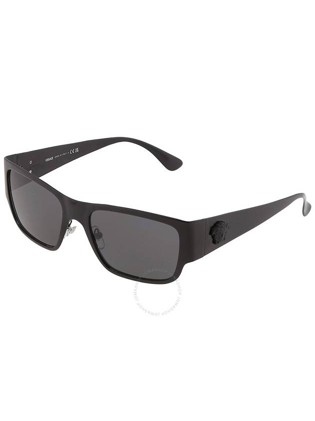 Versace Dark Grey Square Men's Sunglasses VE2262 126187 56 - VERSACE - BALAAN 3