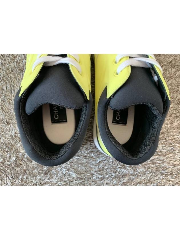 CC logo neoprene running sneakers 40 5 255 - CHANEL - BALAAN 7