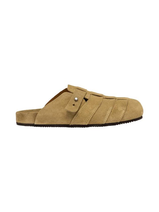 Glamping Suede Sandal Mules Senape - BUTTERO - BALAAN 1