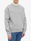 NRG Solo Swoosh Crew Neck Fleece Sweatshirt Grey - NIKE - BALAAN 3