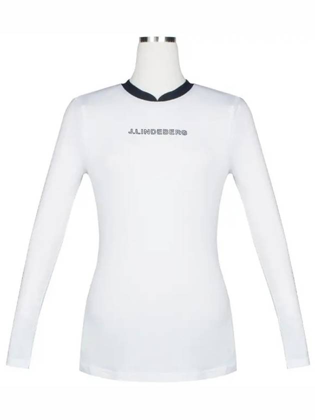 Meja Polyester Long Sleeve T-Shirt White - J.LINDEBERG - BALAAN 2