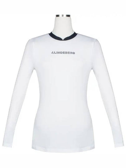 Meja Polyester Long Sleeve T-Shirt White - J.LINDEBERG - BALAAN 2