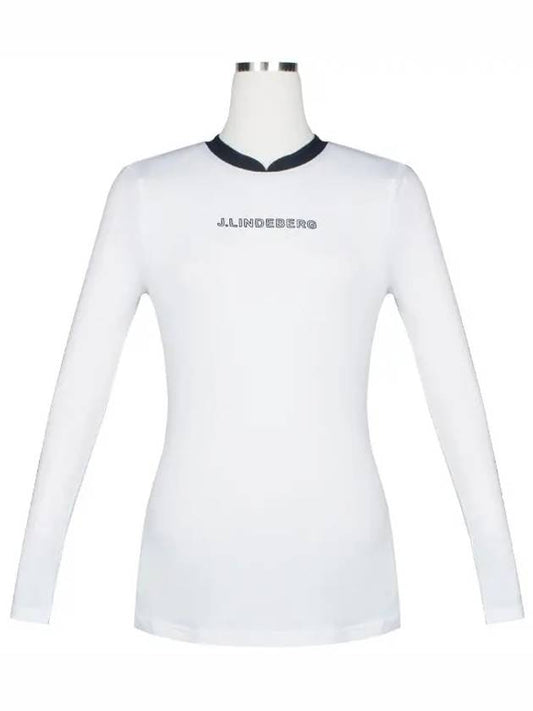 Meja Polyester Long Sleeve T-Shirt White - J.LINDEBERG - BALAAN 2