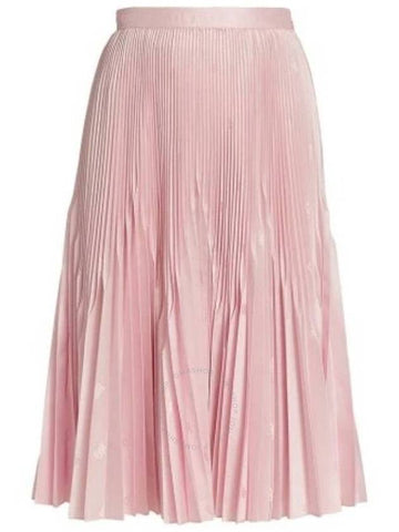 Burberry Pale Candy Pink Angelina Pleated Skirt, Brand Size 8 (US Size 6) - BURBERRY - BALAAN 1