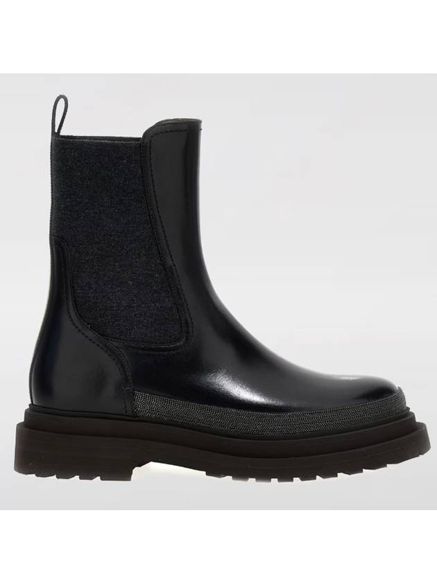 Leather Chelsea Boots Black - BRUNELLO CUCINELLI - BALAAN 2