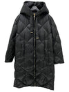 The Cube TREFE down padded coat dark gray 078 - MAX MARA - BALAAN 2