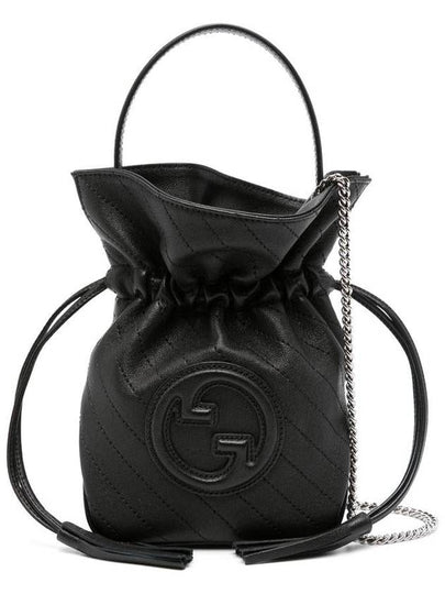 GG Blondie Mini Bucket Bag Black - GUCCI - BALAAN 2