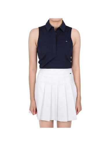 Women's Dena Polo Sleeveless Navy - J.LINDEBERG - BALAAN 1