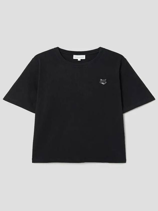 Bold Fox Head Patch Comfort Short Sleeve T-Shirt Black - MAISON KITSUNE - BALAAN 3